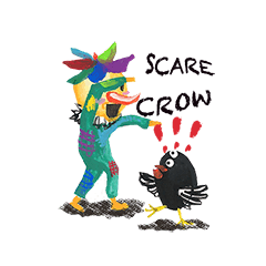 [LINEスタンプ] Scarecrow ＆ Crow！！！