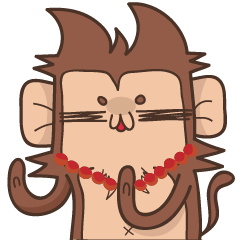 [LINEスタンプ] Juppy the Monkey Vol 4