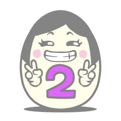 [LINEスタンプ] 奥様タマゴのタマコさん2