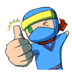 [LINEスタンプ] 頑張る少年忍者スタンプ