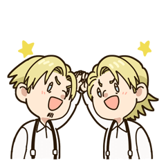 [LINEスタンプ] リーダス兄弟とゆかいななかまたち