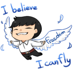 [LINEスタンプ] What the UNIVERSITY: Freedom Version