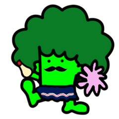 [LINEスタンプ] ヒゲッコリー君