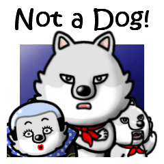 [LINEスタンプ] I'm a Wolf: Not a Dog！