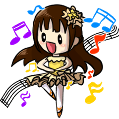 [LINEスタンプ] Emily's Ballet