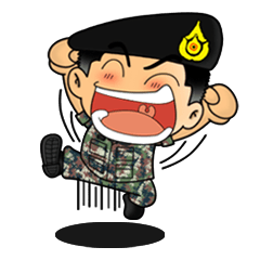 [LINEスタンプ] Royal Thai Army 3