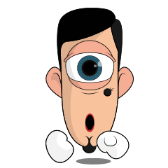 [LINEスタンプ] One Eye Man