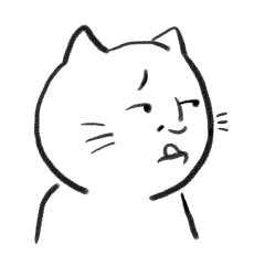 [LINEスタンプ] Humpbacked Cat