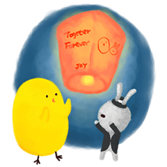 [LINEスタンプ] Chicken Joy's Love day