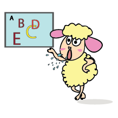 [LINEスタンプ] One of Golden Sheeps Animated