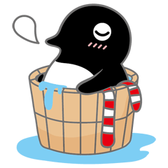 [LINEスタンプ] まるペンギン (Bone)