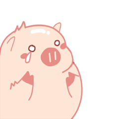 [LINEスタンプ] My Cute Lovely Pig, Animated 7