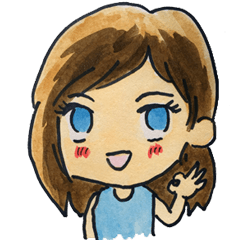 [LINEスタンプ] Unique Brainwave Girl