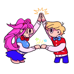 [LINEスタンプ] You, I and we