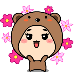 [LINEスタンプ] Bear Elly's daily life - NO2.