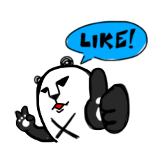 [LINEスタンプ] PaXda Silly Bear