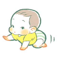 [LINEスタンプ] むすめちゃん1さい