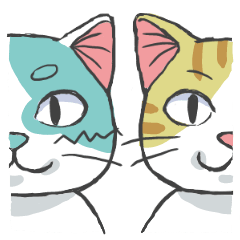 [LINEスタンプ] ふくふくねこのわくわくスタンプ