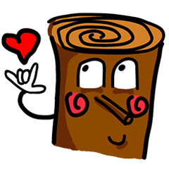 [LINEスタンプ] Mr.Log Wood