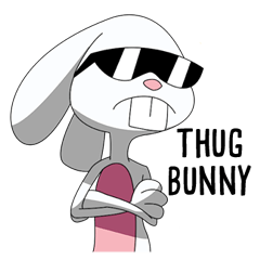 [LINEスタンプ] Thug Bunnyの画像（メイン）
