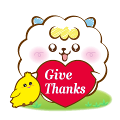 [LINEスタンプ] Peace little sheep