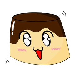 [LINEスタンプ] PuddingQ