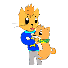 [LINEスタンプ] With adorable cats and dogs