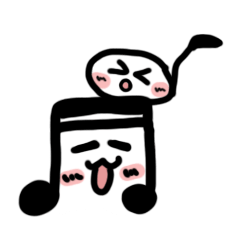 [LINEスタンプ] MUSIC family_NOTE BROTHER