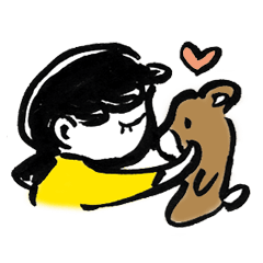 [LINEスタンプ] A cutie's day