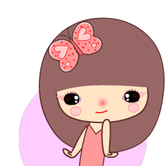 [LINEスタンプ] The naughty butterfly A