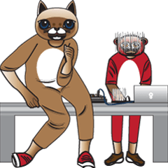 [LINEスタンプ] DUO HO＆DOR