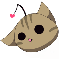 [LINEスタンプ] Pí dòu 猫