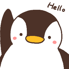[LINEスタンプ] A penguinの画像（メイン）
