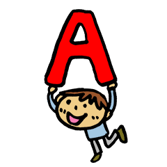 [LINEスタンプ] The Letter A