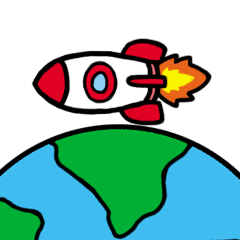[LINEスタンプ] Aliens with Spaceships