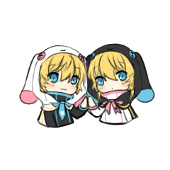 [LINEスタンプ] rabbit BW