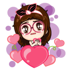 [LINEスタンプ] Confident Single girl +