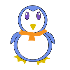 [LINEスタンプ] Blankly penguin