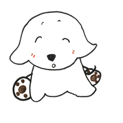 [LINEスタンプ] 天然犬サリー