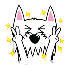 [LINEスタンプ] Miluku the Westie