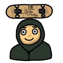 [LINEスタンプ] 通りゃんせスケータースタンプ