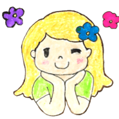 [LINEスタンプ] pretty friend