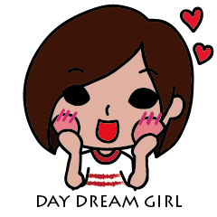 [LINEスタンプ] Day Dream Girl