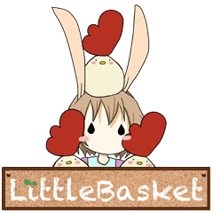 [LINEスタンプ] LittleBasket01の画像（メイン）