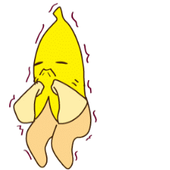 [LINEスタンプ] Banana you fart