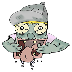 [LINEスタンプ] zombie.indy2016