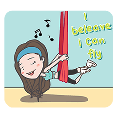 [LINEスタンプ] Nalinsports Girl