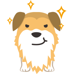 [LINEスタンプ] corgi with floppy ears