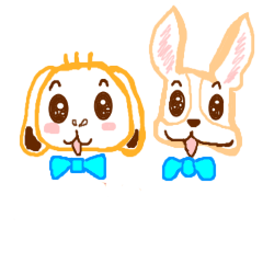 [LINEスタンプ] うさ＆フレブル