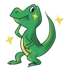 [LINEスタンプ] dinosaur Gua